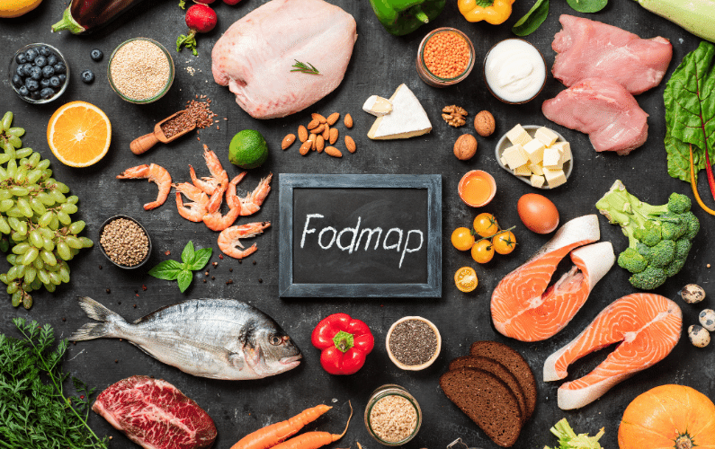 spread of loq FODMAP diet approved foods